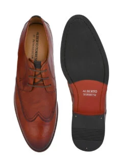 Alberto Torresi Genuine Leather Tan Formal Derby Shoes -Alberto Torresi Sale Store 88688 TAN 6 b107d325 5a7f 4668 acca 51b950fb5c86