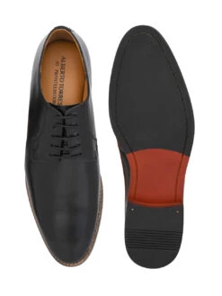 Alberto Torresi Genuine Leather Black Formal Derby Shoes -Alberto Torresi Sale Store 88691 BLACK 6