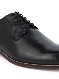 Alberto Torresi Genuine Leather Black Formal Derby Shoes -Alberto Torresi Sale Store 88691 BLACK 7