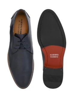 Alberto Torresi Genuine Leather Blue Formal Derby Shoes -Alberto Torresi Sale Store 88692 BLUE 6 084aff19 e3a1 4ca4 b745 6d1c0dc98e07