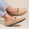 Alberto Torresi Trendy Silicon Multi Coloured Anti Slip Sole Vibrant Beige Loafer -Alberto Torresi Sale Store 88715 SAND 8