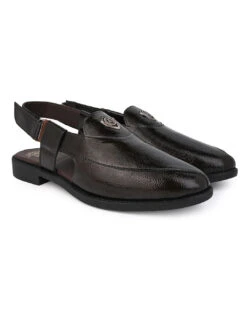 Alberto Torresi Brown Patent Crinkle Peshawari Sandal With Padded Insole -Alberto Torresi Sale Store 88770 BROWN PATENT 2 3974d8ab 6edc 448d bb88 edaa742e0171
