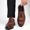 Alberto Torresi Genuine Leather Tan Formal Brogue Shoes -Alberto Torresi Sale Store AT 1