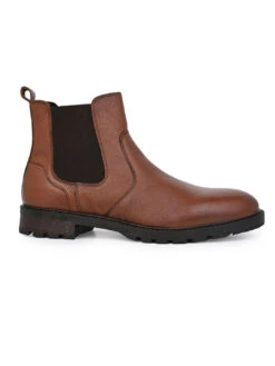 Alberto Torresi Tan Mild Leather Ankle Length Boots -Alberto Torresi Sale Store AT 1 88555 TAN 3