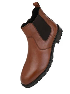 Alberto Torresi Tan Mild Leather Ankle Length Boots -Alberto Torresi Sale Store AT 1 88555 TAN 4