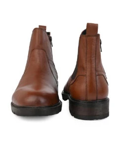 Alberto Torresi Tan Mild Leather Ankle Length Boots -Alberto Torresi Sale Store AT 1 88555 TAN 5