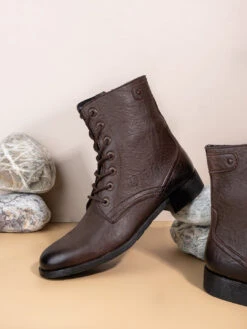 Alberto Torresi Barcus Brown Ankle Boots -Alberto Torresi Sale Store AT 10
