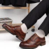 Alberto Torresi Latest TanBrogue Shoes With Padded Insole -Alberto Torresi Sale Store AT 2 2