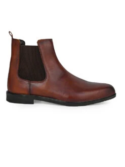 Alberto Torresi Tan Leather Chelsea Boots For Men 9 Alberto Torresi Tan Leather Chelsea Boots For Men -Alberto Torresi Sale Store AT EDITED