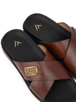 Alberto Torresi Deriko Tan Genuine Leather Flats -Alberto Torresi Sale Store DSC 0490 2