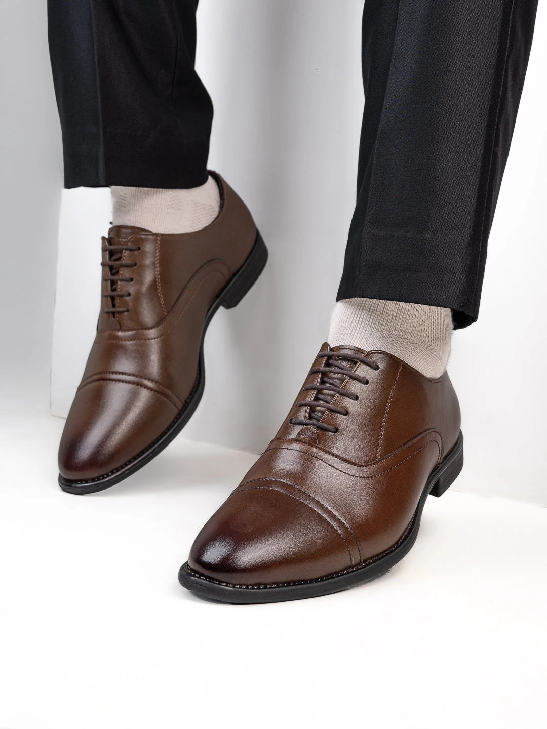 Alberto Torresi Tan Synthetic Formal Shoes 1 Alberto Torresi Tan Synthetic Formal Shoes