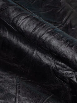 Alberto Torresi Shiny CrinkleBlack Leather Slip InSneakers Eva Sole Formals -Alberto Torresi Sale Store DSC 1964