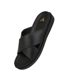Alberto Torresi Deriko Black Genuine Leather Flats -Alberto Torresi Sale Store DSC 2069