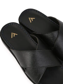 Alberto Torresi Deriko Black Genuine Leather Flats -Alberto Torresi Sale Store DSC 2072
