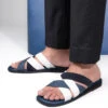 Alberto Torresi MenBlue Slippers -Alberto Torresi Sale Store DSC 2311