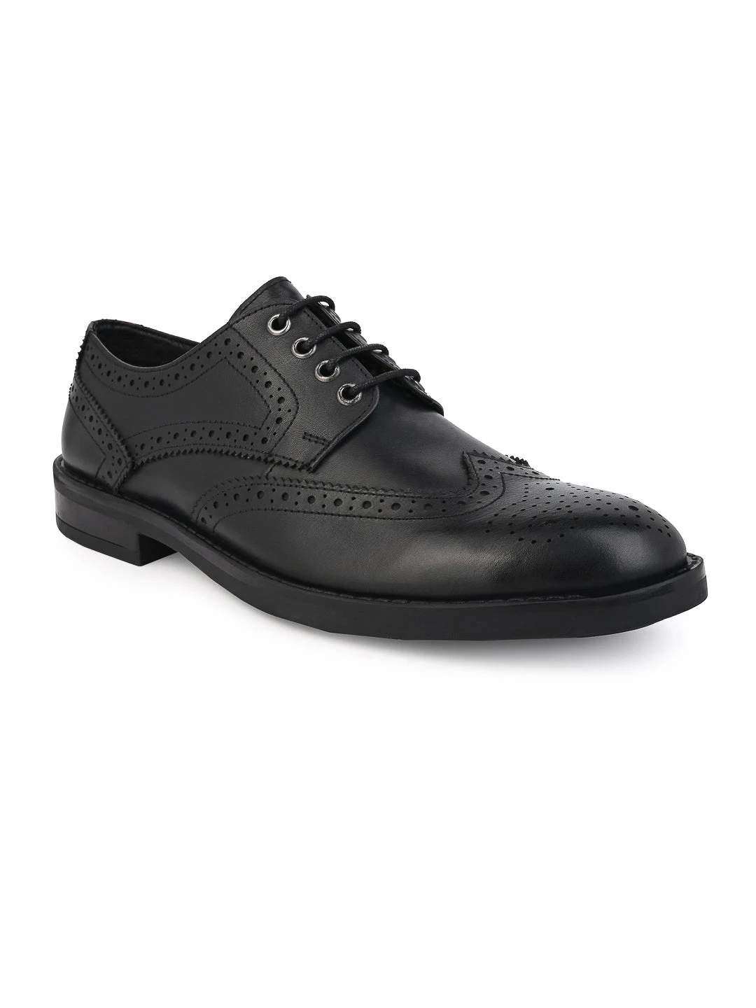 Alberto Torresi Genuine Leather Black Formal Brogue Shoes 2 Alberto Torresi Genuine Leather Black Formal Brogue Shoes - Image 2