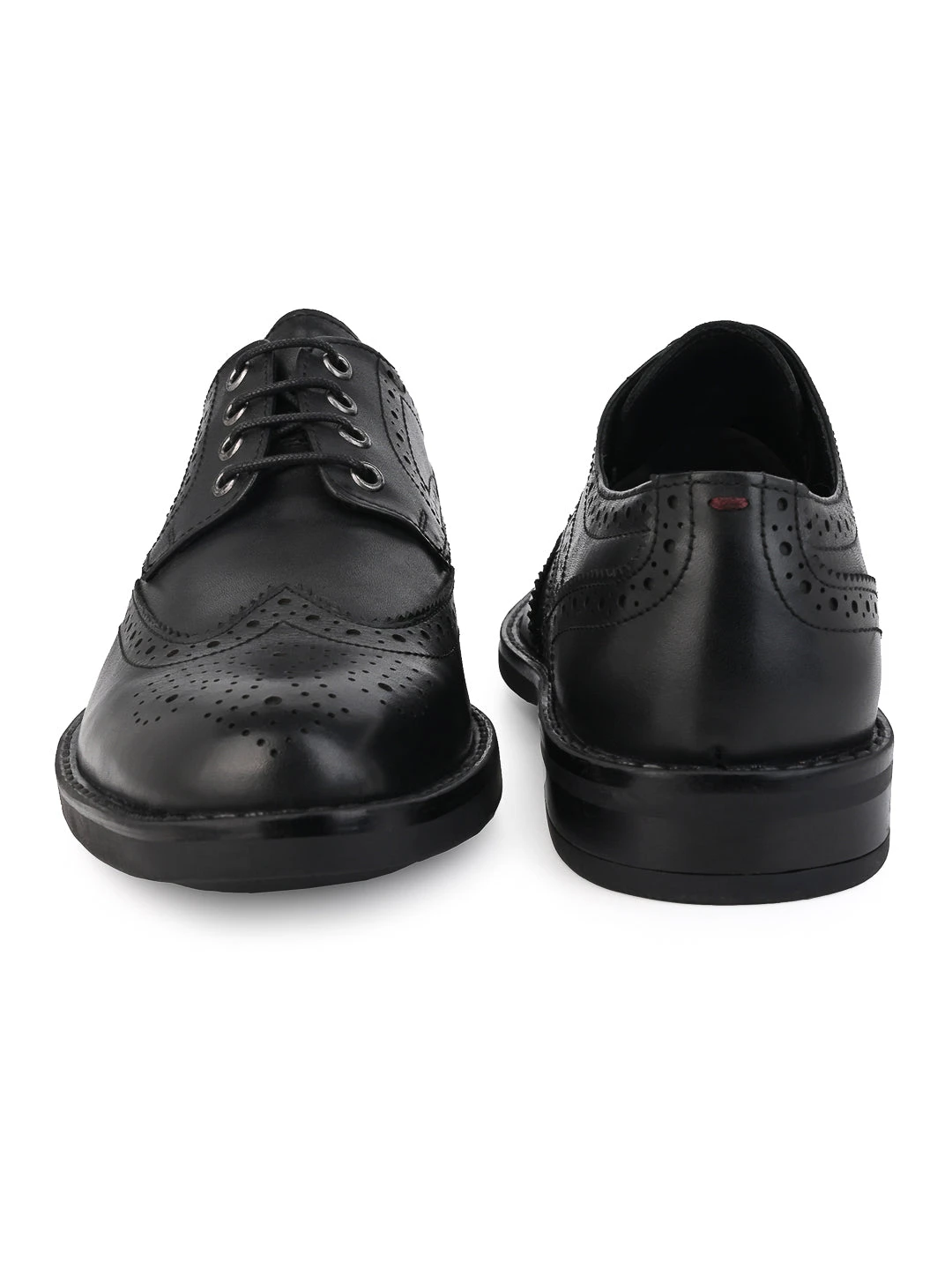 Alberto Torresi Genuine Leather Black Formal Brogue Shoes 5 Alberto Torresi Genuine Leather Black Formal Brogue Shoes - Image 5