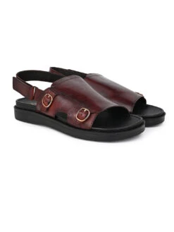 Alberto Torresi Bordo Genuine Leather Slingback Sandals For Men -Alberto Torresi Sale Store DSC 3824 2