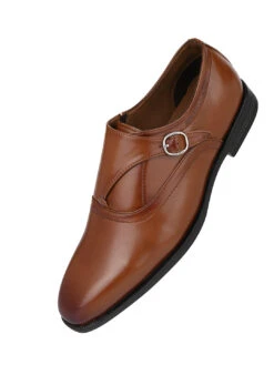 Albert Torresi Hungary Series 606 Executive Tan Formal Monk Shoes -Alberto Torresi Sale Store DSC 3866 2