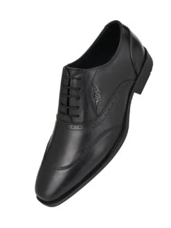 Alberto Torresi Genuine Leather Black Laceup Formal Shoes Oxford For Men -Alberto Torresi Sale Store DSC 3944 2