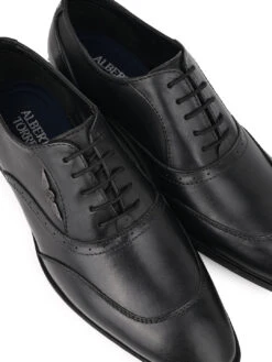 Alberto Torresi Genuine Leather Black Laceup Formal Shoes Oxford For Men -Alberto Torresi Sale Store DSC 3950 2
