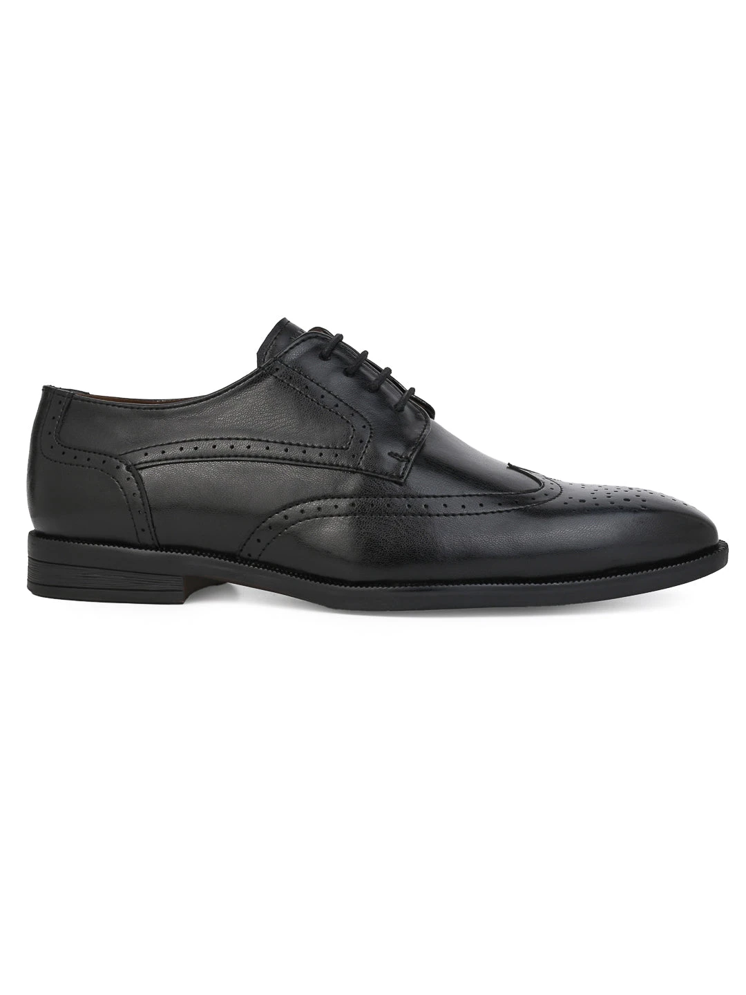 Alberto Torresi Black Formal Brogue Shoes 2 Alberto Torresi Black Formal Brogue Shoes - Image 2