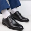 Alberto Torresi Black Formal Brogue Shoes -Alberto Torresi Sale Store DSC 4231