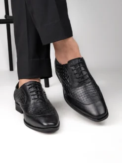 Alberto Torresi Black Formal Shoe For Men