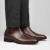 Alberto Torresi Synthetic Brown Chelsea Boots For Men -Alberto Torresi Sale Store DSC 5695