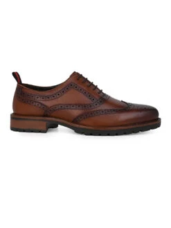 Alberto Torresi Latest TanBrogue Shoes With Padded Insole -Alberto Torresi Sale Store DSC 5731