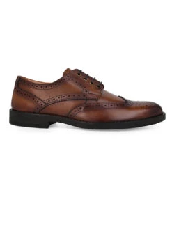 Alberto Torresi Genuine Leather Tan Formal Brogue Shoes 10 Alberto Torresi Genuine Leather Tan Formal Brogue Shoes -Alberto Torresi Sale Store DSC 5739 2