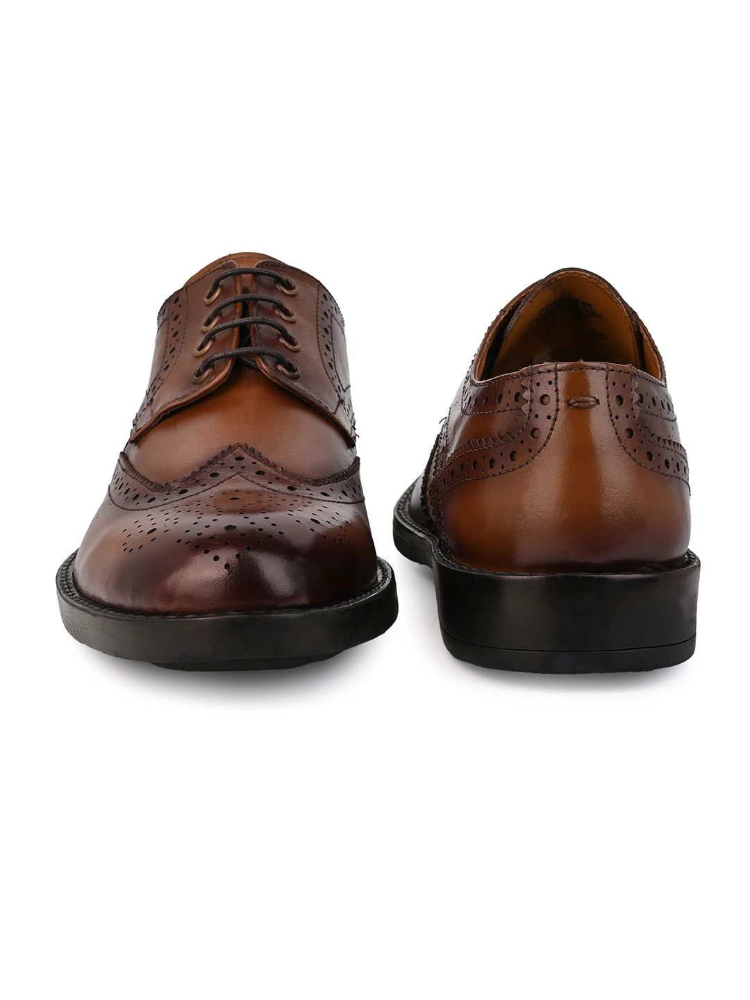 Alberto Torresi Genuine Leather Tan Formal Brogue Shoes 7 Alberto Torresi Genuine Leather Tan Formal Brogue Shoes - Image 7