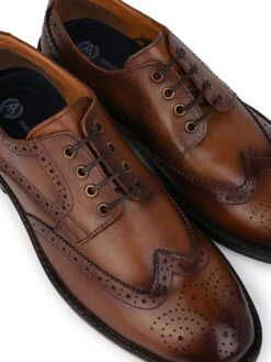 Alberto Torresi Genuine Leather Tan Formal Brogue Shoes 12 Alberto Torresi Genuine Leather Tan Formal Brogue Shoes -Alberto Torresi Sale Store DSC 5742 2