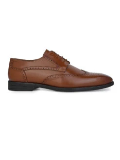 Alberto Torresi Tan Formal Brogue Shoes -Alberto Torresi Sale Store DSC 6133