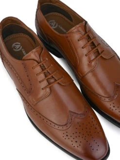 Alberto Torresi Tan Formal Brogue Shoes -Alberto Torresi Sale Store DSC 6137