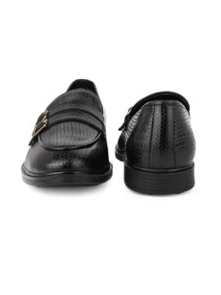 Alberto Torresi Palermo Black Men's Double Monk Strap Shoes -Alberto Torresi Sale Store DSC 6716 2