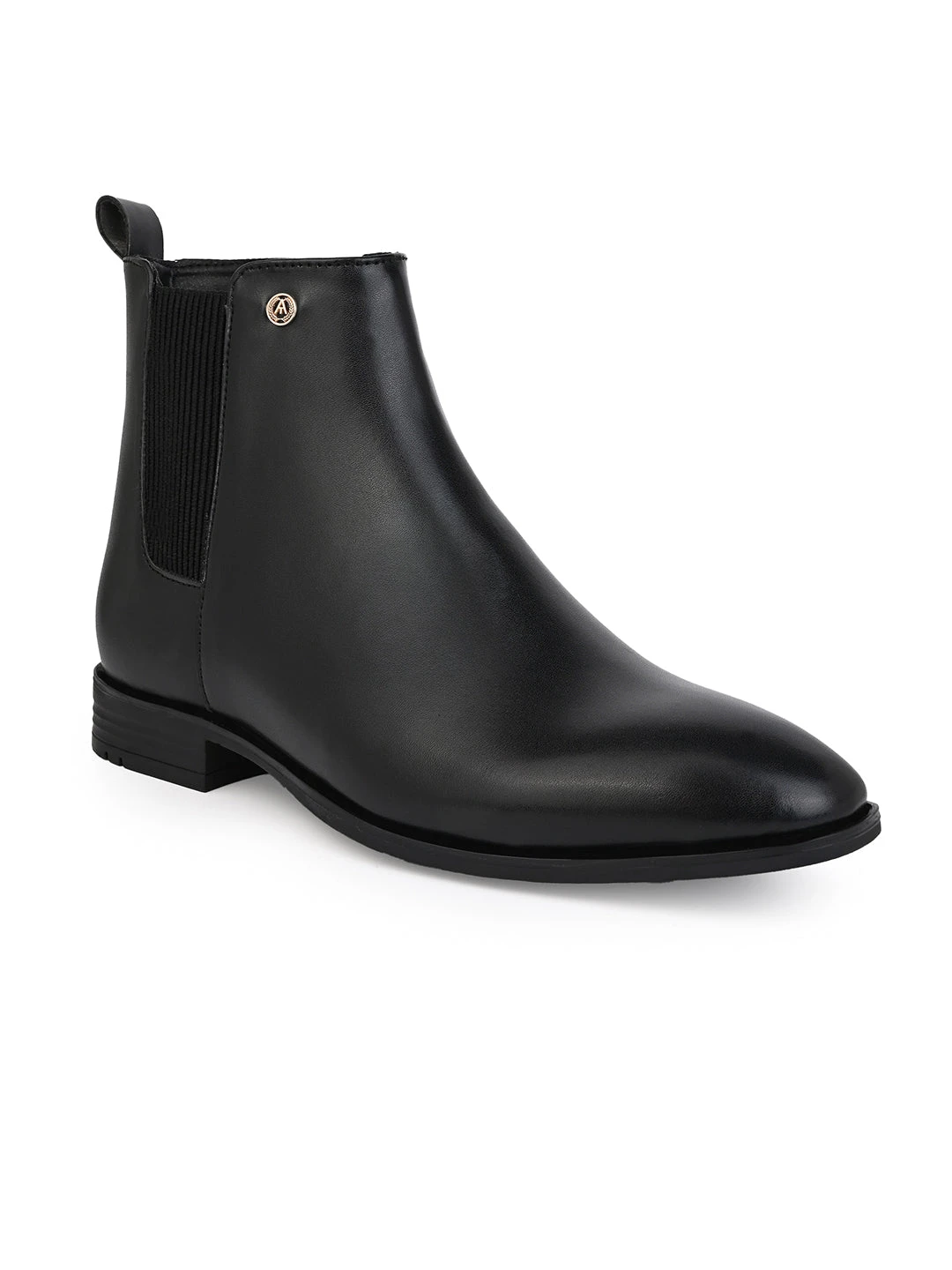 Alberto Torresi Synthetic Black Chelsea Boots For Men 2 Alberto Torresi Synthetic Black Chelsea Boots For Men - Image 2