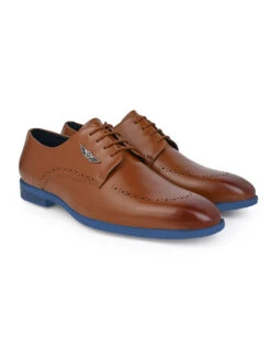 Alberto Torresi Hungary Series 607 Branded Sole Tan Formal Shoes -Alberto Torresi Sale Store DSC 7195 2
