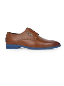 Alberto Torresi Hungary Series 607 Branded Sole Tan Formal Shoes -Alberto Torresi Sale Store DSC 7199 2