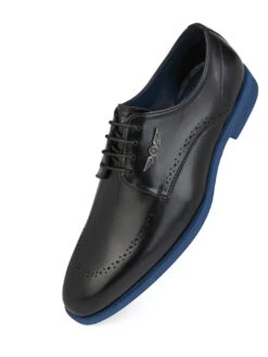 Alberto Torresi Hungary Series 607 Branded Sole Black Formal Shoes -Alberto Torresi Sale Store DSC 7213