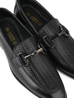 Alberto Torresi Premium Branded Horsebit Formal LeatherLoafer With TPR Sole And Heel Support -Alberto Torresi Sale Store DSC 9123