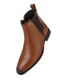 Alberto Torresi Synthetic Tan Chelsea Boots For Men -Alberto Torresi Sale Store DSC 9155 2