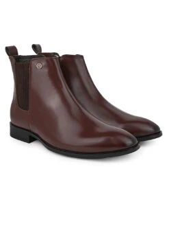 Alberto Torresi Synthetic Brown Chelsea Boots For Men -Alberto Torresi Sale Store DSC 9485 2