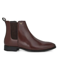 Alberto Torresi Synthetic Brown Chelsea Boots For Men -Alberto Torresi Sale Store DSC 9486 2