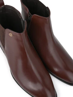 Alberto Torresi Synthetic Brown Chelsea Boots For Men -Alberto Torresi Sale Store DSC 9490